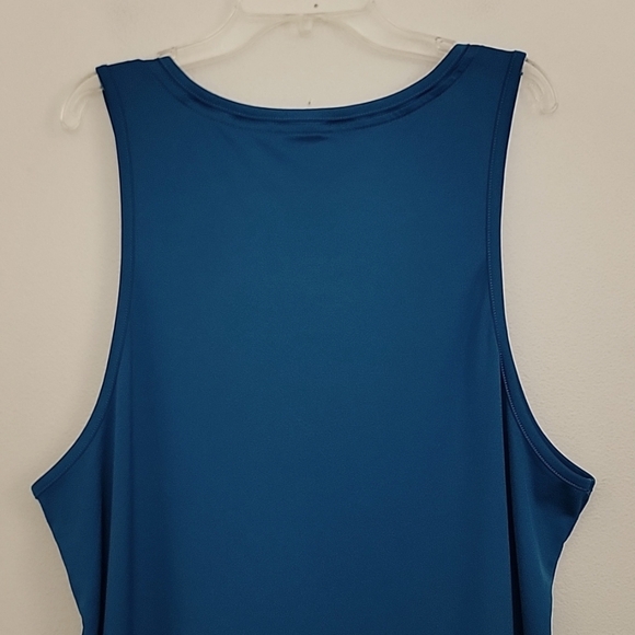 Nike Swim Dri-Fit Blue Cover Up Long Tank Top M - Picture 13 of 13
